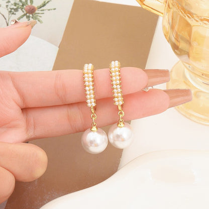 Pearl Drop Earrings – Free Gift