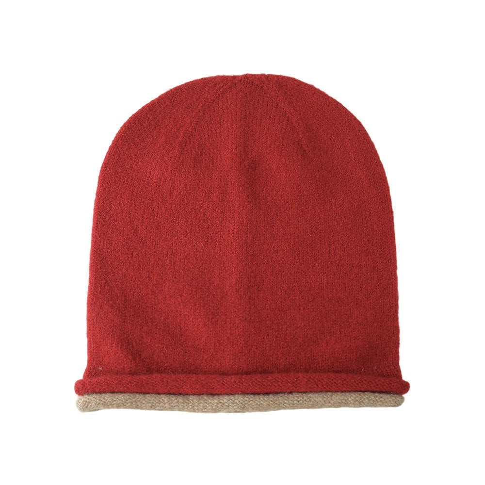🎁 FREE GIFT – Women's Winter Colorblock Cashmere Knitted Beanie (with any 3 items)