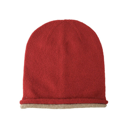 🎁 FREE GIFT – Women's Winter Colorblock Cashmere Knitted Beanie (with any 3 items)