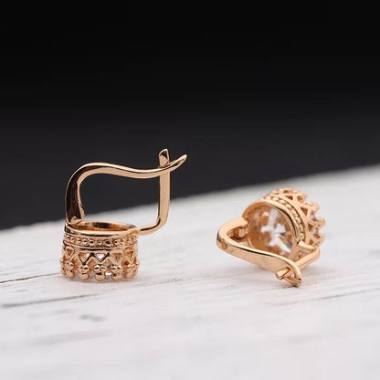 Rose Gold Crown Pendant Necklace