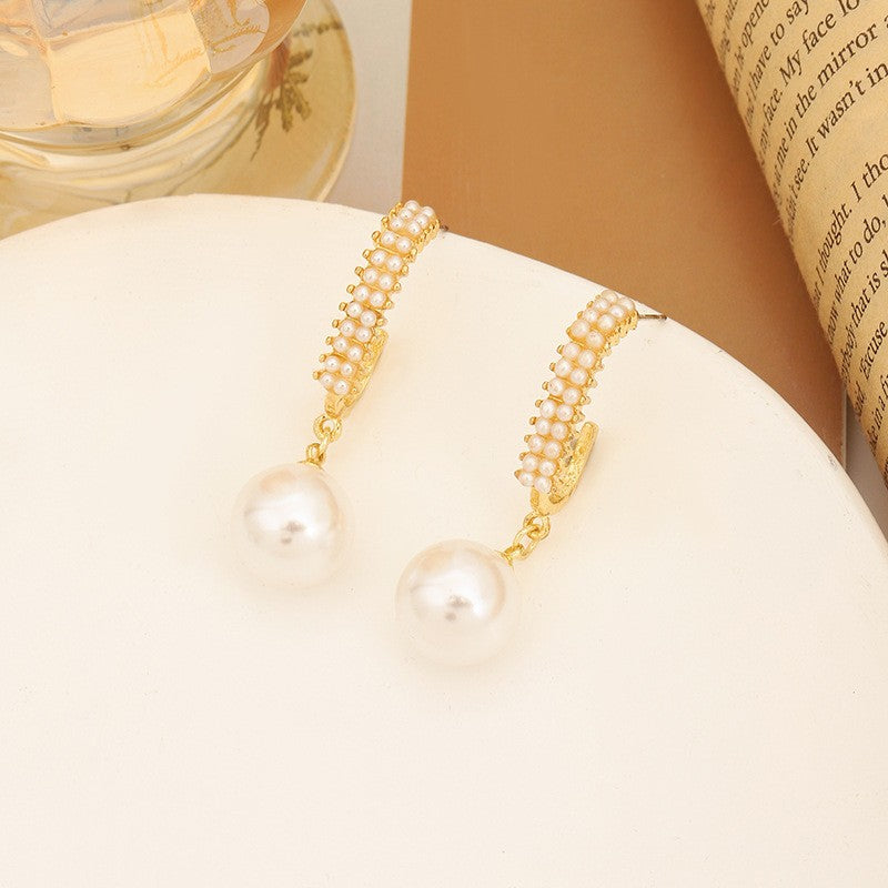 Pearl Drop Earrings – Free Gift